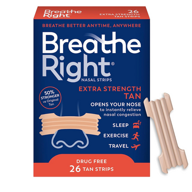 BREATHE RIGHT EXTRA STRENGTH TAN
